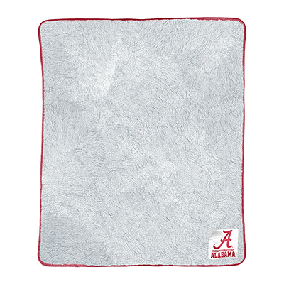 Alabama Two-Toned Sherpa Throw With Logo Patch