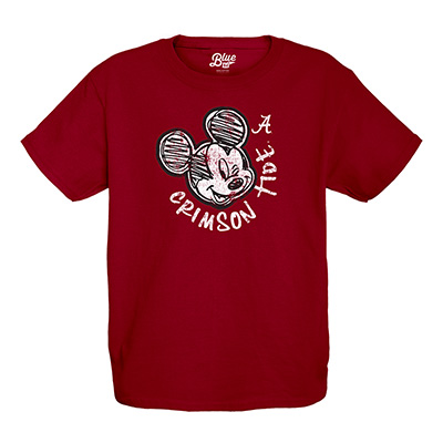 Alabama Crimson Tide Disney Scribble Mickey T-Shirt