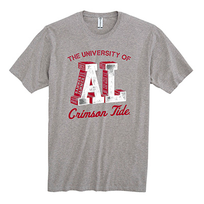 The University Of Alabama Crimson Tide Block T-Shirt