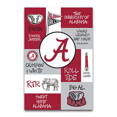 Alabama Landmarks Garden Flag - Double Sided