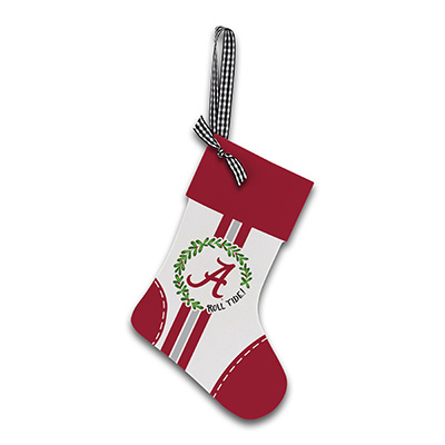 Alabama Script A Stocking Ornament