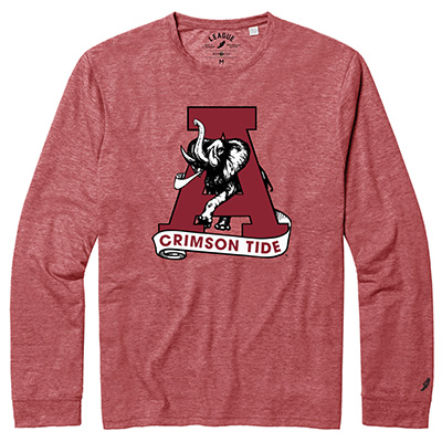 Alabama Vault Logo Elephant Reclaim Long Sleeve T-Shirt