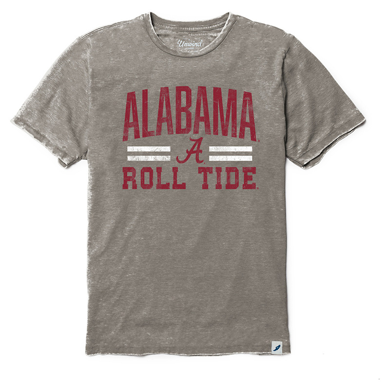Alabama Roll Tide Script A Burnout T-Shirt (SKU 13699994207)