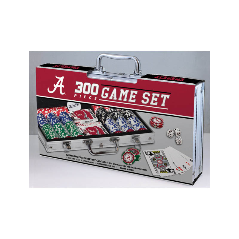 Alabama 300 Piece Poker Set With Cards