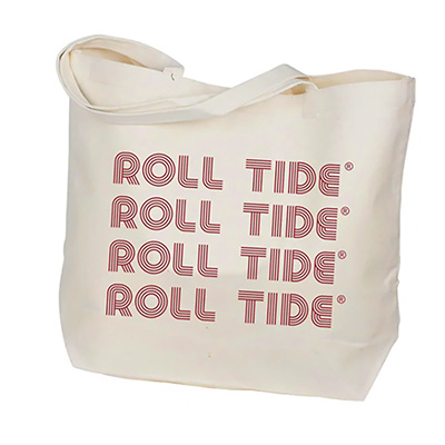 Alabama Roll Tide Canvas Retro Tote