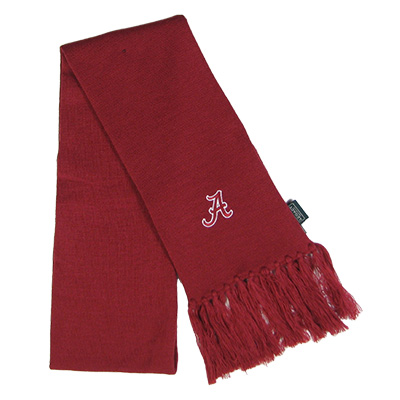 Alabama Script A Marled Fringe Scarf