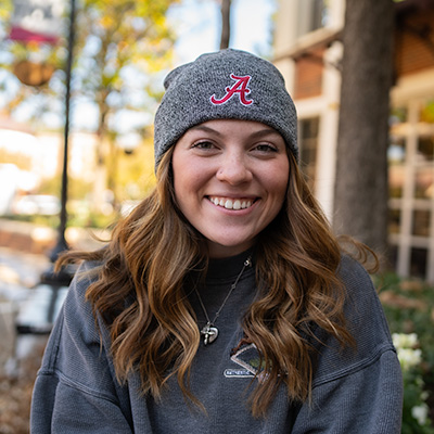 Alabama Script A Marled Cuff Beanie