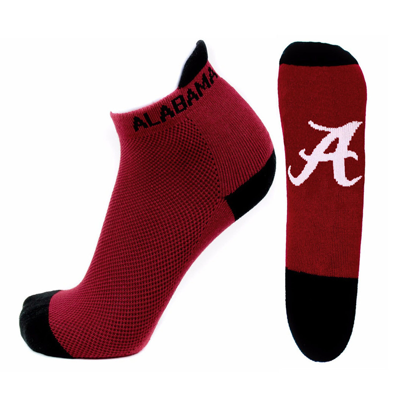 Alabama Script A Footie Socks