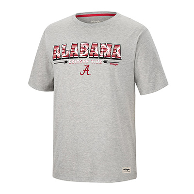 Alabama Crimson Tide Script A Wrangler Sunset Short Sleeve T-Shirt