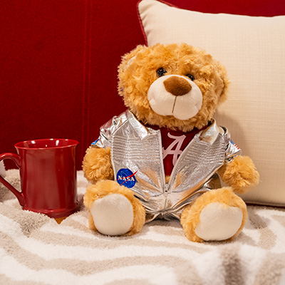 Alabama Nasa Space Bear With T-Shirt