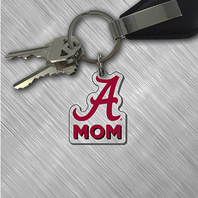 Alabama Script A Mom Key Tag