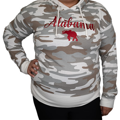 Alabama Over Elephant French Terry Hoodie