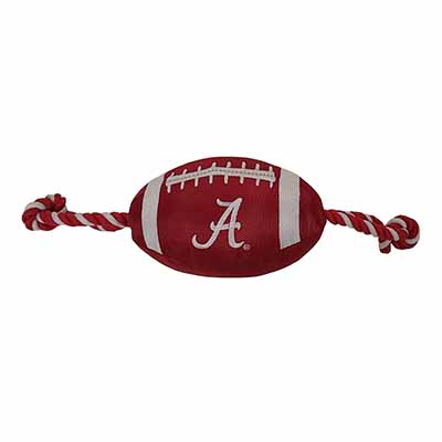 Alabama Nylon Football Dog Toy