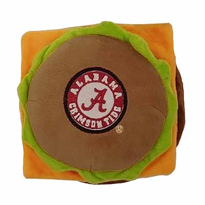 Alabama Hamburger Dog Toy