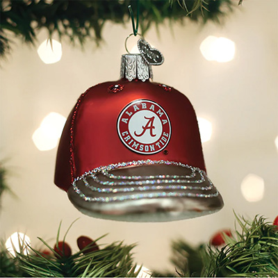Alabama Baseball Cap Ornament