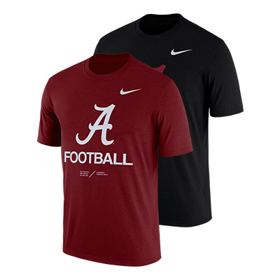 Alabama Football Dri-Fit Legend Short Sleeve Team T-Shirt