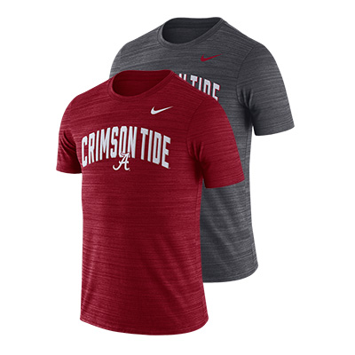 Alabama Crimson Tide Script A Dri-Fit Velocity Short Sleeve T-Shirt