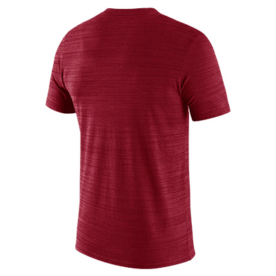 ALABAMA CRIMSON TIDE SCRIPT A DRI-FIT VELOCITY SHORT SLEEVE T-SHIRT