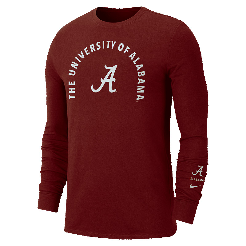 The University Of Alabama Script A Cotton Long Sleeve Seasonal T-Shirt