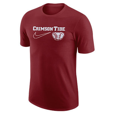 ALABAMA CRIMSON TIDE ELEPHANT COTTON MAX 90 SWOOSH T-SHIRT
