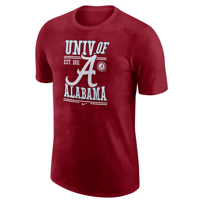 University Of Alabama Script A Short Sleeve Cotton T-Shirt