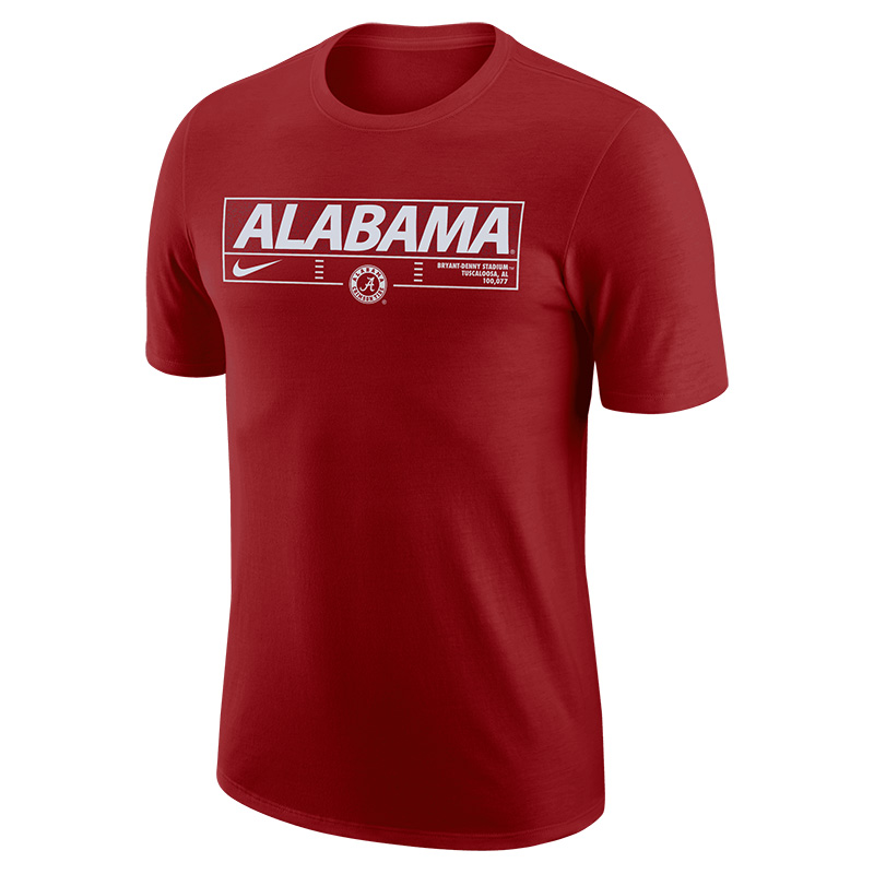 Alabama Crimson Tide Short Sleeve Cotton Stadium T-Shirt