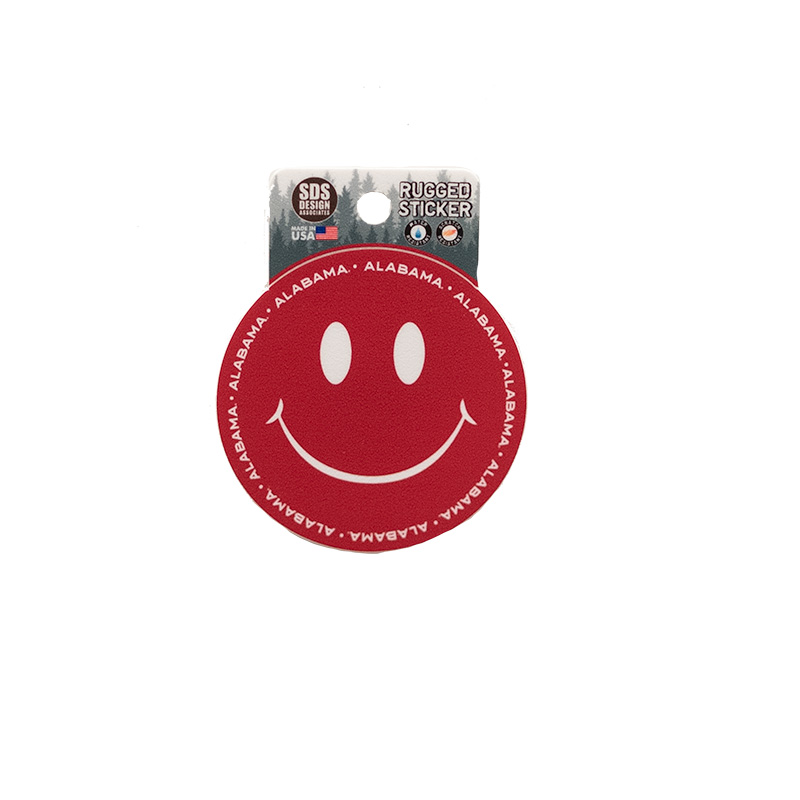    Alabama Smiley Face Rugged Sticker (SKU 13711498115)
