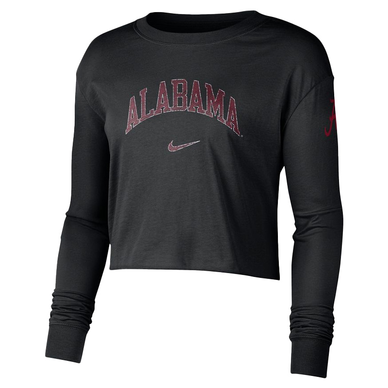 Alabama Cotton Long Sleeve Crop Shirt (SKU 13712792158)