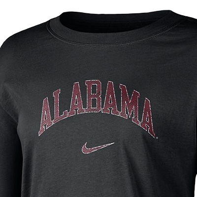 ALABAMA COTTON LONG SLEEVE CROP SHIRT