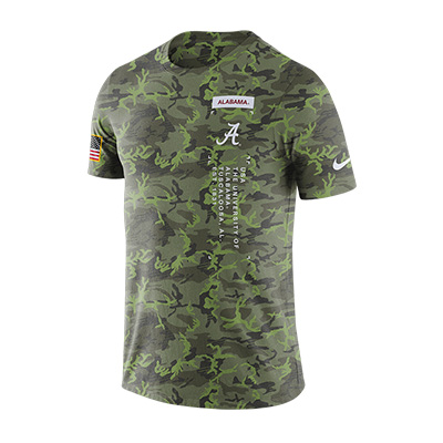 Alabama Script A Dri-Fit Legend Military T-Shirt