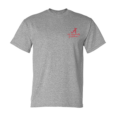 THE UNIVERSITY OF ALABAMA POWER OF PINK FLOWING RIBBON T-SHIRT