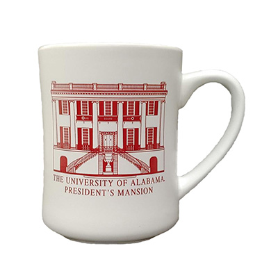 ALABAMA PRESIDENT'S MANSION AND UNIVERSITY SEAL MUG