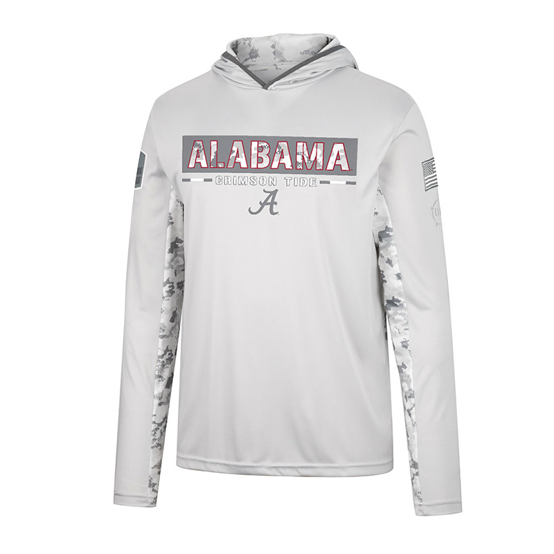Alabama Crimson Tide Script A Ace Long Sleeve Hooded Windshirt (SKU 13716332102)