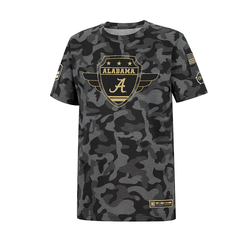 Alabama Script A Claymore Short Sleeve T-Shirt