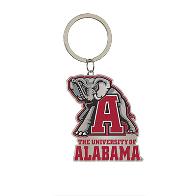 Keychain Plastic Key Ring NEW Alabama Crimson Tide Premium Acrylic Key Chain 