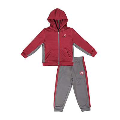 Alabama Script A Toddler Fleece Set