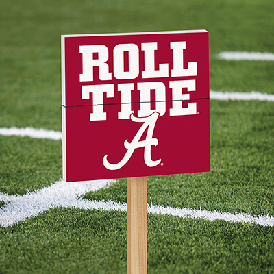 Alabama Roll Tide Garden Sign