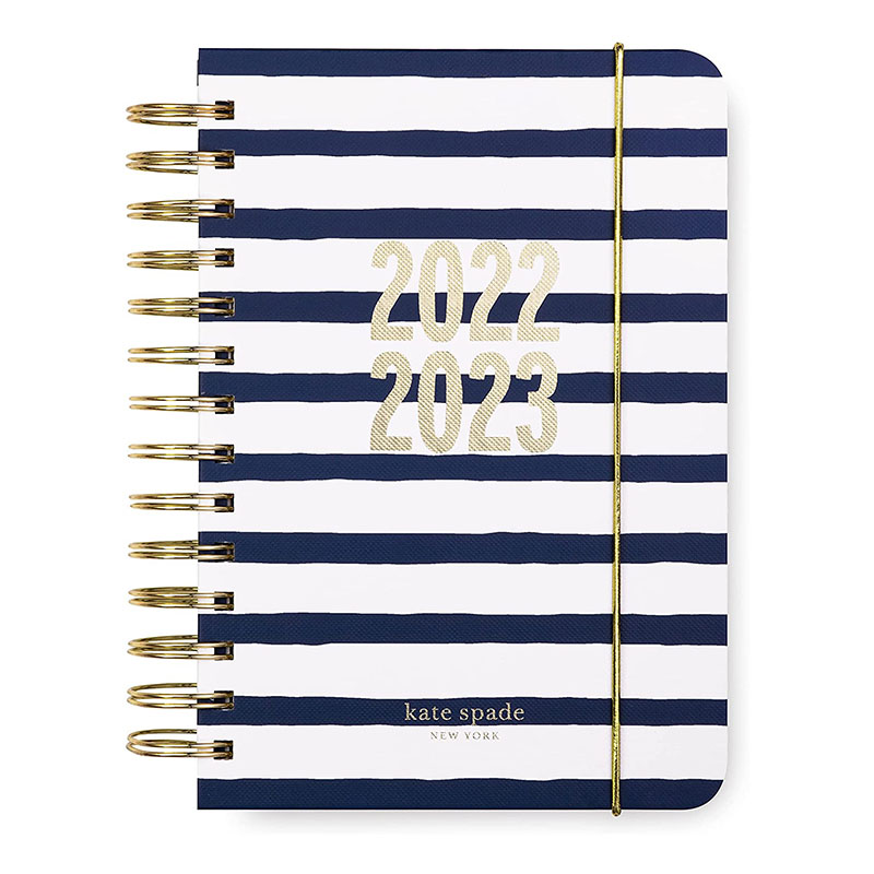 Kate Spade 17-Month 2022-2023 Spiral Planner - Painted Stripes