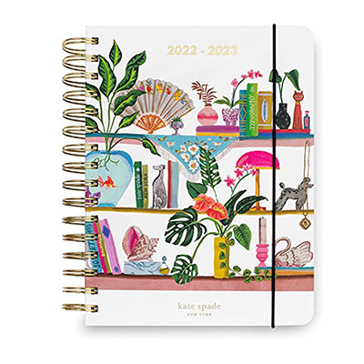 Kate Spade 17-Month 2022-2023 Sprial Planner - Bookshelf