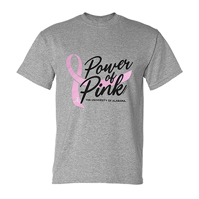 The University Of Alabama Script A Power Of Pink T-Shirt