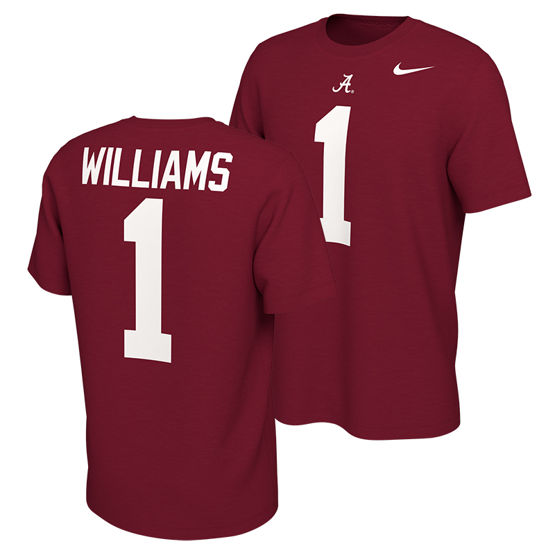#1 Jameson Williams Alabama Crimson Tide Jersey T-Shirt