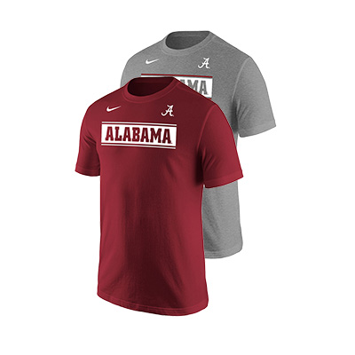 Alabama Script A Core Cotton Short Sleeve T-Shirt