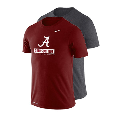 University Of Alabama Crimson Tide Script A Dri-Fit Legend Short Sleeve T-Shirt