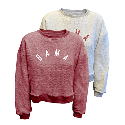 Bama Coastal Terry Inside Out Crew