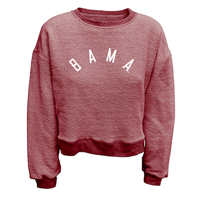 BAMA COASTAL TERRY INSIDE OUT CREW