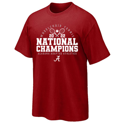       2022 Adapted Athletics Wheelchair Tennis National Champions T-Shirt