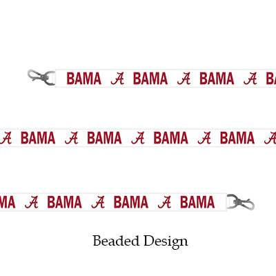      ALABAMA SCRIPT A BAMA BEADED PURSE STRAP