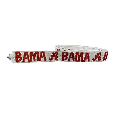      ALABAMA SCRIPT A BAMA BEADED PURSE STRAP