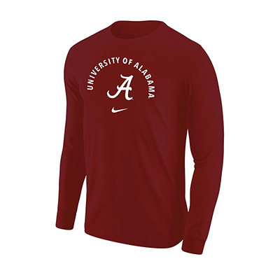 UNIVERSITY OF ALABAMA SCRIPT A CORE COTTON LONG SLEEVE T-SHIRT