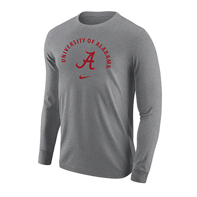 UNIVERSITY OF ALABAMA SCRIPT A CORE COTTON LONG SLEEVE T-SHIRT